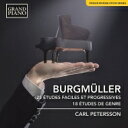 【輸入盤】 ブルクミュラー(1806-1874) / 易しく段階的な25の練習曲、性格的な18の練習曲 カール・ペテルソン 【CD】
