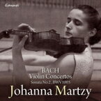 【送料無料】 Bach, Johann Sebastian バッハ / ヴァイオリン協奏曲第1番、第2番、無伴奏ヴァイオリン・ソナタ第2番　ヨハンナ・マルツィ、デッカー＆ヒルヴェルスム放送管弦楽団（1962、1966） 【Hi Quality CD】