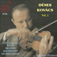出荷目安の詳細はこちら商品説明ハンガリーの名手コヴァーチの名演集デネシュ・コヴァーチは1930年生まれのハンガリーのヴァイオリニスト。ブダペストのリスト音楽院でフバイの弟子エデ・ザトゥレツキーに学び、1955年にカール・フレッシュ国際ヴァイオリン・コンクール優勝。レパートリーはバロックから同時代までの協奏曲、室内楽、ソロと幅広く、ベートーヴェンやバルトークを得意としました。1957年よりリスト音楽院で教鞭をとり5年後に教授となり、1968年には音楽院の学長となりました。　この3枚組ではコヴァーチとハンガリーのオーケストラによる貴重な音源をお聴きいただけます。収録曲も古典的名作群で固めており聴きごたえあり！（輸入元情報）【収録情報】1. ブラームス：ヴァイオリン協奏曲ニ長調 Op.772. ベートーヴェン：ヴァイオリン協奏曲ニ長調 Op.613. J.S.バッハ：ヴァイオリン協奏曲第1番イ短調 BWV.10414. J.S.バッハ：ヴァイオリン協奏曲第2番ホ長調 BWV.10425. J.S.バッハ：2つのヴァイオリンのための協奏曲ニ長調 BWV.10436. メンデルスゾーン：ヴァイオリン協奏曲ホ短調 Op.647. ベートーヴェン：三重協奏曲ハ長調 Op.568. ベートーヴェン：ヴァイオリンと管弦楽のためのロマンス第1番ト短調 Op.409. ベートーヴェン：ヴァイオリンと管弦楽のためのロマンス第2番ヘ長調 Op.5010. チャイコフスキー：憂鬱なセレナード Op.26　デネシュ・コヴァーチ（ヴァイオリン）　ミクローシュ・エルデーイ指揮、ブダペスト・フィル（1）　ヤーノシュ・フェレンチク指揮、ハンガリー国立管弦楽団（2）　ミクローシュ・エルデーイ指揮、ブダペスト・フィル（3,4,5）　マリア・バーリント（ヴァイオリン：5）　ジュラ・ネーメト指揮、ハンガリー国立管弦楽団（6）　ミクローシュ・ペレーニ（チェロ：7）　アニコー・セゲディ（ピアノ：7）　アンドラーシュ・コーロディ指揮、ハンガリー国立管弦楽団（7）　ジェルジ・レヘル指揮、ハンガリー放送管弦楽団（8,9）　ジュラ・ネーメト指揮、ハンガリー国立管弦楽団（10）　録音：1964-1978年