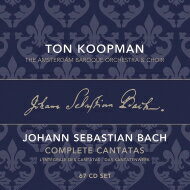 【輸入盤】 Bach, Johann Sebastian バッハ / カンタータ全集　トン・コープマン＆アムステルダム・バロック管弦楽団＆合唱団（67CD） 【CD】