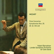 【輸入盤】 Mozart モーツァルト / 交響曲第40番 第39番 第29番 第25番 フルート協奏曲集 他 コリン デイヴィス＆ロンドン交響楽団 フーベルト バルワーザー（2CD） 【CD】