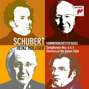 【輸入盤】 Schubert シューベルト / 交響曲第4番『悲劇的』、第6番、イタリア風序曲 ハインツ・ホリガー&バーゼル室内管弦楽団 【CD】