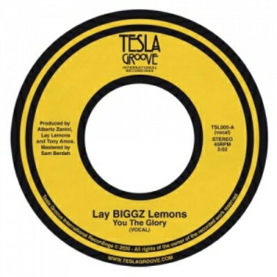 Lay Biggz Lemons / You The Glory (7インチシングルレコード） 【7&quot;&quot;Single】