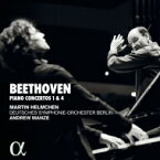 【輸入盤】 Beethoven ベートーヴェン / ピアノ協奏曲第4番、第1番　マルティン・ヘルムヒェン、アンドルー・マンゼ＆ベルリン・ドイツ交響楽団 【CD】