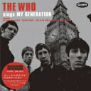 The Who フー / Sings My Generation 【CD】