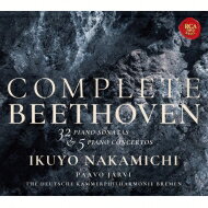 Beethoven ベートーヴェン / ピアノ・ソナタ全集、ピアノ協奏曲全集　仲道郁代、パーヴォ・ヤルヴィ＆ドイツ・カンマーフィル（12CD＋3SACD＋2DVD） 【BLU-SPEC CD 2】