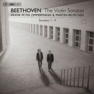 【輸入盤】 Beethoven ベートーヴェン / ヴァイオリン ソナタ第1番 第2番 第3番 第4番 フランク ペーター ツィンマーマン マルティン ヘルムヒェン（平行弦ピアノ） 【SACD】