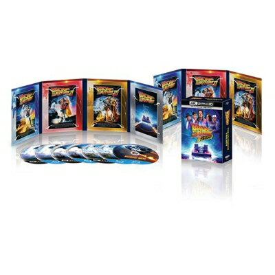 出荷目安の詳細はこちら商品説明History is gonna change…「バック・トゥ・ザ・フューチャー（Part.1）」製作から満35年！最高の映像クオリティを誇る4K Ultra HD化、新TV吹替、新特典映像を収録した究極のバック・トゥ・ザ・フューチャーがやってくる！・ブルーレイの4倍を誇る高解像度とHDR、最高の映像クオリティでバック・トゥ・ザ・フューチャーを楽しめるUltra HD ブルーレイ・UHDマスター制作にあたり、4K素材を基にブルーレイディスクもリマスターを実施・数々のマイケル・J・フォックス役を吹き替えた宮川一朗太による新TV吹替（BSジャパン版）をUHDとブルーレイに追加収録・30th アニバーサリーに収録された特典に加え、さらに1時間を超える新特典を追加！・UHD & ブルーレイ　ダブルデジパック＆アウターケース付きの永久保存仕様。＜スタッフ＞監督：ロバート・ゼメキス製作総指揮：スティーブン・スピルバーグ＜キャスト＞マーティ・マクフライ：マイケル・J・フォックス（山寺宏一/三ツ矢雄二/宮川一朗太）エメット・ブラウン博士（ドク）：クリストファー・ロイド（青野武/穂積隆信/山寺宏一）ビフ・タネン：トーマス・F・ウィルソン（谷口節/玄田哲章/新垣樽助）ロレイン・べインズ・マクフライ：リー・トンプソン（佐々木優子/高島雅羅/小林沙苗）*（日本テレビ 金曜ロードSHOW！版/テレビ朝日 日曜洋画劇場版 / BSジャパン版）＜ストーリー＞【Part 1】親友の科学者ドク（クリストファー・ロイド）の発明したタイムマシンで、1985年から1955年にタイムスリップしてしまった高校生のマーティ（マイケル・J・フォックス）。彼はそこで自分の両親になるはずのロレーン（リー・トンプソン）とジョージ（クリスピン・グローヴァー）に出会う。だが、内気なジョージは彼女に告白できないまま、乱暴者のビフ（トーマス・F・ウィルソン）にこき使われる毎日。しかも、ロレーンがマーティに恋をしてしまい・・・。【Part 2】無事に1985年の現代に戻ってきたマーティ（マイケル・J・フォックス）。彼は2015年から帰ってきたドク（クリストファー・ロイド）に、未来の息子がトラブルに遭っていることを告げられ、将来妻になるジェニファー（エリザベス・シュー）を連れ、3人で未来へと飛ぶ。ところが、老いたビフにタイムマシンを盗まれてしまい、それが原因で1985年のヒル・バレーは、ビフが牛耳る荒廃した街へと変貌。マーティたちは、街を元の姿に戻すことが出来るのか！？【Part 3】落雷でドク（クリストファー・ロイド）が1885年にタイムスリップ。またしても1955年に取り残され、途方に暮れるマーティ（マイケル・J・フォックス）。は、ドクが1885年ビフの祖先ビュフォード・タンネンに殺されてしまうと知って大慌て！ドクの隠したタイムマシンを見つけて、西部開拓時代に急行する。二人は無事再会を果たし、未来へ一緒に帰ることにするが、偶然命を救った女教師クララ（メアリー・スティーンバージェン）に、ドクが一目惚れして・・・。発売・販売元：NBCユニバーサル・エンターテイメント&copy; 2015 Universal Studios. All Rights Reserved.内容詳細＜4K Ultra HD + ブルーレイ仕様＞製作年・製作国　　1985 /1989/1990 アメリカ収録時間　　342分DVDレイヤー　　片面3層7枚組カラー　　カラーパッケージサイズ　　BD用トール画面サイズ　　スコープ・サイズ画面アスペクト　　16:9リージョン　　AL商品仕様（字幕）　　1:日 2:英音声　　1: 英 7.1ch DTS:X 2: 日 5.1ch DTS-HD Master Audio 3: 日 モノラル Dolby Digital 4: 日 2chステレオ Dolby Digital＜特典＞【BONUS DISC】●The Hollywood Museum Goes BACK TO THE FUTURE （新特典：原題）●BACK TO THE FUTURE: THE MUSICAL Behind the Scenes（新特典：原題）●An Alternate Future: Lost Audition Tapes（新特典：原題）●Could You Survive The Movies? BACK TO THE FUTURE（新特典：原題）●ドク・ブラウンからのメッセージ2015●ドク・ブラウン 世界を救う！●タイム・トラベル：デロリアンの修復●未来を振り返る●バック・トゥ・ザ・フューチャー 　アニメシリーズ・「兄と弟」 (シーズン1、第1話)・「マック・ザ・ブラック」 (シーズン2、第1話)●2015年版コマーシャル・｢ジョーズ19｣予告編・「ホバー・ボード」コマーシャル【DISC1.(PART1)】●未公開シーン集●『バック・トゥ・ザ・フューチャー』の軌跡：着想と構想／製作秘話／音楽●アーカイブ特典●マイケル・J・フォックスが語る撮影裏話●撮影の裏側●“Power of Love”（ヒューイ・ルイス＆ザ・ニュース）ミュージック・ビデオ●オリジナル劇場予告編●監督 ロバート・ゼメキス／製作 ボブ・ゲイルによるQ&A●製作 ボブ・ゲイル／ニール・キャントンによる本編音声解説【DISC2.(PART2)】●未公開シーン集●『バック・トゥ・ザ・フューチャー』の軌跡：続編の製作●タイム・トラベル分析●アーカイブ特典●撮影の裏側●オリジナル劇場予告編●監督 ロバート・ゼメキス／製作 ボブ・ゲイルによるQ&A●製作 ボブ・ゲイル／ニール・キャントンによる本編音声解説【DISC3.(PART3)】●未公開シーン集●『バック・トゥ・ザ・フューチャー』の軌跡：新たな挑戦／メッセージ●アーカイブ特典●撮影の裏側●“Doubleback”（ZZ Top） ミュージック・ビデオ●三部作FAQ（日本語字幕なし）●オリジナル劇場予告編●バック・トゥ・ザ・フューチャー・ザ・ライド※仕様・特典等は予告なく変更になる場合がございます。あらかじめご了承下さい。