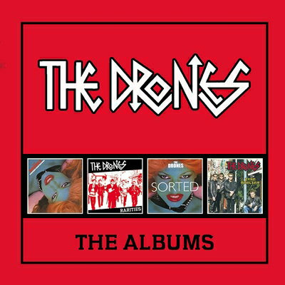 出荷目安の詳細はこちら商品説明59 track 4 CD round up of everything released between 1977-1999 by Manchester punk legends The Drones曲目リストDisc11.PERSECUTION COMPLEX/2.BONE IDOL/3.MOVEMENT/4.BE MY BABY/5.CORGI CRAP/6.SAD SO SAD/7.THE CHANGE/8.LOOKALIKES/9.THE UNDERDOG/10.NO MORE TIME/11.CITY DRONES/12.JUST WANT TO BE MYSELF/13.LIFT OFF THE BANSDisc21.SEARCH AND DESTROY (1977 DEMO)/2.LOOKALIKES/3.CORGI CRAP/4.HARD ON ME/5.YOU’LL LOSE/6.JUST WANT TO BE MYSELF/7.BONE IDOL/8.BE MY BABY/9.THE CHANGE/10.CLIQUE/11.MOVEMENT/12.PERSECUTION COMPLEX (LIVE)/13.SHE’S OK (JUNE 1978 DEMO)/14.CLIQUE (JUNE 1978 DEMO)/15.JOHNNY GO HOME (SEPTEMBER 1978 DEMO)/16.THEN I KISSED HER (SEPTEMBER 1978 DEMO)/17.FOOLED (MAY 1979 DEMO)/18.YOU NEVER NOTICE (1978 DEMO)/19.CAN’T SEE/20.FOOLED TODAYDisc31.SORTED/2.JOHNNY GO HOME (RE-MIX)/3.DIRTY BASTARDS/4.NIGHTMAN/5.PSYCHOTIC WOMAN/6.AMERICAN PIE/7.THE PHONE/8.GOOD GIRL/9.I’LL GET BACK TO YOU/10.I DON’T CARE/11.JON THE POSTMAN/12.I HEARD IT THROUGH THE GRAPEVINEDisc41.LOOKALIKES/2.JUST WANT TO BE MYSELF/3.SAD SO SAD/4.THE CHANGE/5.CITY DRONES/6.BE MY BABY/7.YOU’LL LOSE/8.CORGI CRAP/9.BONE IDOL/10.MOVEMENT/11.NO MORE TIME/12.SORTED/13.LIFT OFF THE BANS/14.PERSECUTION COMPLEX