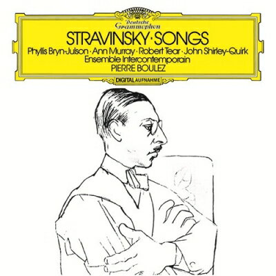 Stravinsky ストラビンスキー / 歌曲集　フィリス・ブリン＝ジュルソン、ジョン・シャーリー＝カーク、ピエール・ブーレーズ＆アンサンブル・アンテルコンタンポラン、他 【SHM-CD】