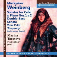 【輸入盤】 Vainberg バインベルグ / Cello Sonata, 1, 2, (Cello)contrabass Sonata: Tarasova(Vc) I.sokolov(P) 【CD】