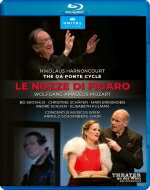 Mozart モーツァルト / 『フィガロの結婚』全曲　ブライザッハ演出、アーノンクール＆ウィーン・コンツェントゥス・ムジクス、シェーファー、他（2014　ステレオ）（日本語字幕・解説付） 【BLU-RAY DISC】