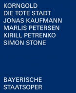 出荷目安の詳細はこちら商品説明バイエルン国立歌劇場自主レーベル「BSOrec」第2弾はカウフマンとペーターゼンが歌う歌劇『死の都』「まちがいなく聴く価値がある」…ベルンハルト・ノイホフ（BR KRASSIK）「見事に考え抜かれた、大胆なまでによくできた作品」…ナイル・フィッシャー（The Times）「キリル・ペトレンコがバイエルン国立管弦楽団を 興奮状態に導く」…マルクス・ティエル（Munchner Merkur）「これ以上の歌手は得られない」…（BR24）「『死の都』にとって、ミュンヘンのプロダクションよりも良いものは想像しがたい」…ジョシュア・バロン（The New York Times）19世紀のブルージュ、若きパウルは亡くなった妻マリーを悼み街を彷徨います。そして出会ったのがマリーと瓜二つの踊り子マリエッタ。次第に夢と現実の境界が曖昧になるパウル・・・　2019年の秋、バイエルン国立歌劇場で上演されたコルンゴルトの歌劇『死の都』のライヴ収録。強烈な印象を残すサイモン・ストーンの演出と、美しく陶酔的な旋律をオーケストラから精緻に引き出すキリル・ペトレンコの指揮のもと、ヨナス・カウフマンとマルリス・ペーターゼンが主役を歌ったこの上演は観客とメディアに大絶賛されました。狂気すれすれの迫真の歌唱を聴かせるカウフマン、女性のもつ様々な面を演じ分けるペーターゼン、そして彼らをとりまく歌手たちの見事な歌唱が聴きどころです。（輸入元情報）【収録情報】● コルンゴルト：歌劇『死の都』 Op.12（1920）全曲　パウル…ヨナス・カウフマン（テノール）　マリエッタ／マリーの幻影…マルリス・ペーターゼン（ソプラノ）　フランク／フリッツ…アンドレイ・フィロニャチク（バリトン）　ブリギッタ…ジェニファー・ジョンストン（メゾ・ソプラノ）　ユリエッテ…ミリヤム・メサク（ソプラノ）　リュシエンヌ…コリンナ・ショイルレ（ソプラノ）　ガストン／ヴィクトラン…マヌエル・ギュンター（テノール）　アルベルト伯爵…ディーン・パワー（テノール）　バイエルン国立歌劇場合唱団＆児童合唱団　ステラリオ・ファゴーネ（合唱指揮）　バイエルン国立管弦楽団　キリル・ペトレンコ（指揮）　演出：サイモン・ストーン　演出アシスタント：マリア＝マグダレーナ・クヮシク　装置デザイン：ラルフ・マイヤーズ　衣装デザイン：メル・ページ　照明デザイン：ローランド・エドリヒ　ドラマテイック・アドバイザー：ルーカス・ライプフィンガー　録音時期：2019年12月　録音場所：ミュンヘン、バイエルン国立歌劇場（ライヴ）　バーゼル歌劇場の協力によるプロダクション　ビデオ・ディレクター：ミリアム・ホイヤー　収録時間：143分　画面：カラー、16:9、1080i High Definition　音声：PCMステレオ、DTS-HD Master Audio 5.1　字幕：日本語・ドイツ語・英語・フランス語・韓国語　Region All　ブルーレイディスク対応機器で再生できます。