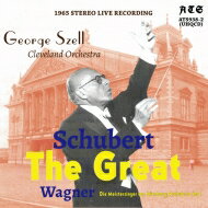 Schubert シューベルト / シューベルト：交響曲第9番『グレート』、ワーグナー：『マイスタージンガー』前奏曲　ジョージ・セル＆クリーヴランド管弦楽団（1965年オランダ・ライヴ　ステレオ） 【Hi Quality CD】