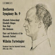 Beethoven ベートーヴェン / 交響曲第9番 合唱 ヴィルヘルム・フルトヴェングラー＆バイロイト 1951 スウェーデン放送所蔵音源 日本語解説付 【SACD】