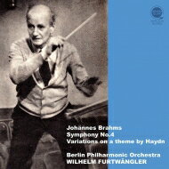 【輸入盤】 Brahms ブラームス / 交響曲第4番、ハイドンの主題による変奏曲　ヴィルヘルム・フルトヴェングラー＆ベルリン・フィル（1948、1950）（平林直哉復刻） 【CD】