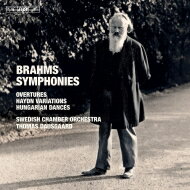 【輸入盤】 Brahms ブラームス / 交響曲全集、管弦楽曲集、アルト・ラプソディ、他　トーマス・ダウスゴー＆スウェーデン室内管弦楽団、アンナ・ラーション、他（4SACD） 【SACD】