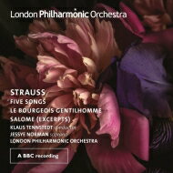 【輸入盤】 Strauss, R. シュトラウス / 『サロメ』のモノローグ 7つのヴェールの踊り 5つの歌曲 町人貴族 ジェシー ノーマン クラウス テンシュテット＆ロンドン フィル 【CD】