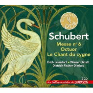 【輸入盤】 Schubert シューベルト / ミサ曲第6番（ラインスドルフ指揮）、白鳥の歌（フィッシャー＝ディースカウ）、八重奏曲（ウィーン八重奏団）（2CD） 【CD】