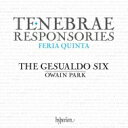 【輸入盤】 Gesualdo ジェズアルド / ジェズアルド:テネブレ・レスポンソリア、タリス:エレミアの哀歌、他 オワイン・パーク&ジェズアルド・シックス 【CD】