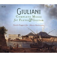  ジュリアーニ、マウロ（1781-1829） / フルートとギターのための作品全集　ダニエレ・ルッジェーリ、アルベルト・メシルカ（4CD） 