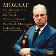 【輸入盤】 Mozart モーツァルト / ヴァイオリン協奏曲第3番、協奏交響曲　オスカー・シュムスキー、エリック・シュムスキー、ヤン・パスカル・トルトゥリエ＆スコットランド室内管弦楽団 【CD】