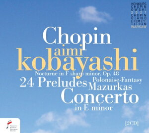 【輸入盤】 Chopin ショパン / ピアノ協奏曲第1番、24の前奏曲、幻想ポロネーズ、他 小林愛実、ボレイコ&ワルシャワ・フィル〜2021年ショパン・コンクール・ライヴ(2CD) 【CD】