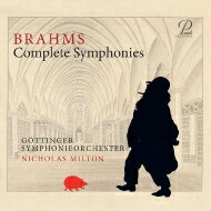 【輸入盤】 Brahms ブラームス / 交響曲全集、大学祝典序曲　ニコラス・ミルトン＆ゲッティンゲン交響楽団（3CD） 【CD】