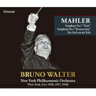 Mahler マーラー / 交響曲第1番『巨人』 第2番『復活』 大地の歌 ブルーノ ワルター＆ニューヨーク フィル（1950年 1957年 1948年 ライヴ）（3CD） 【Hi Quality CD】