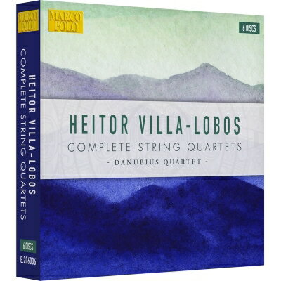 Villa-lobos ビラロボス / 弦楽四重奏曲全集　ダニュビウス・クァルテット（6CD）（日本語解説付） 【C..