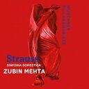【輸入盤】 Strauss, R. シュトラウス / 家庭交響曲 ズービン・メータ&ミュンヘン・フィル 【CD】