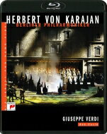 出荷目安の詳細はこちら商品説明カラヤンの遺産／ヴェルディ：歌劇『ドン・カルロ』カラヤンの遺産ブルーレイ・ディスク第4弾。その卓越した音楽性とカリスマ性で20世紀クラシック界に君臨した大指揮者ヘルベルト・フォン・カラヤン。カラヤンが晩年の1980年代に精力的に取り組んだ「カラヤンの遺産」シリーズから、定評のあるヴェルディオペラのひとつ『ドン・カルロ』です。この作品では特に歌手の歌、そしてその表情の変化を克明に捉えた斬新な映像表現によって、迫真の演技、そしてめまぐるしく展開される物語の流れに引き込まれる絶妙の演出で構成されております。（メーカー資料より）【収録情報】● ヴェルディ：歌劇『ドン・カルロ』4幕イタリア語版全曲　ホセ・カレーラス（テノール）　ピエロ・カプッチッリ（バリトン）　フェルッチョ・フルラネット（バス）　フィアンマ・イッツォ・ダミーコ（ソプラノ）　アグネス・バルツァ（メゾ・ソプラノ）　マッティ・サルミネン（バス）　フランコ・デ・グランディス（バス）　アントネッラ・バンデッリ（ソプラノ）　ホルスト・ニッチェ（テノール）　フォルカー・ホーン（テノール）　ソフィア国立歌劇場合唱団　ウィーン国立歌劇場合唱団　ザルツブルク・コンサート合唱団　合唱指揮：ロボミエ・カロレー、ヴァルター・ハーゲン＝グロル、カール・キャンパー　ベルリン・フィルハーモニー管弦楽団　ヘルベルト・フォン・カラヤン（指揮／演出）　収録時期：1986年3月　収録場所：ザルツブルク祝祭大劇場（ライヴ）※LD用マスターよりソニーの新技術を駆使したアップコンバートによるBlu-ray Disc化。※音源はオリジナル音源（リニアPCM/STEREO）に加え、b-sharpによるリマスター音源（リニアPCM/STEREO）の合計2種類を収録。（メーカー資料より）　ブルーレイディスク対応機器で再生できます。