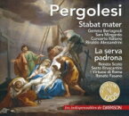 【輸入盤】 Pergolesi ペルゴレージ / スターバト・マーテル（リナルド・アレッサンドリーニ＆コンチェルト・イタリアーノ）、奥様女中（レナート・ファザーノ＆ローマ合奏団） 【CD】