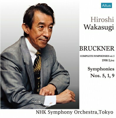 Bruckner ブルックナー / 交響曲第1番・第5番・第9番　若杉弘、NHK交響楽団 (帯付 / 5枚組アナログレコード) 【LP】