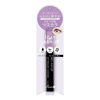 K-Palette（Kパレット） 1DAY LASH UP シルキーボリュームマスカラa / 01 ナチュラルブラック 1