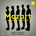  Mozart モーツァルト / 弦楽五重奏曲第3番、第4番　エベーヌ四重奏団、アントワン・タメスティ 