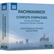 【輸入盤】 Rachmaninov ラフマニノフ / 交響曲第1番、第2番、第3番、死の島、ヴォカリーズ、交響的舞曲　レナード・スラトキン＆デトロイト交響楽団（3CD） 【CD】