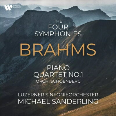 【輸入盤】 Brahms ブラームス / 交響曲全集、ピアノ四重奏曲第1番（シェーンベルク編曲版）　ミヒャエル・ザンデルリング＆ルツェルン交響楽団（5CD） 【CD】