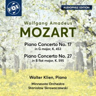 【輸入盤】 Mozart モーツァルト / ピアノ協奏曲第27番、第17番　ヴァルター・クリーン、スタニスラフ・スクロヴァチェフスキ＆ミネソタ管弦楽団 【CD】