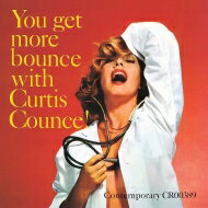 Curtis Counce J[eBXJEX / You Get More Bounce With Curtis Councei180OdʔՃR[h / Contemporary Records Acoustic Soundsj yLPz