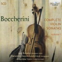 【輸入盤】 Boccherini ボッケリーニ / ヴァイオリン・ソナタ全集 第1集 イーゴリ・ルハーゼ、アレクサンドラ・ネポムニャシャ、アンサンブル・ヴィオリ...