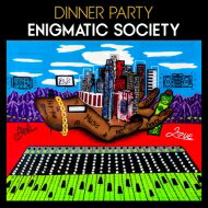 Dinner Party / Enigmatic Society (ブラック＆ホワイト スプラッター ヴァイナル仕様 / アナログレコード） 【LP】