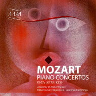 Mozart モーツァルト / ピアノ協奏曲第5番、教会ソナタ第17番、他　ロバート・レヴィン（オルガン、チェンバロ）、エンシェント室内管弦楽団、ローレンス・カミングス、他（日本語解説付） 【CD】