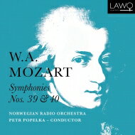 【輸入盤】 Mozart モーツァルト / 交響曲第40番、第39番　ペトル・ポペルカ＆ノルウェー放送管弦楽団 【CD】