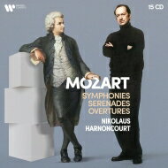 【輸入盤】 Mozart モーツァルト / 交響曲、セレナード、序曲集 ニコラウス・アーノンクール＆ウィーン・コンツェントゥス・ムジクス、ロイヤル・コンセルトヘボウ、シュターツカペレ・ドレスデン（15CD） 【CD】