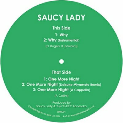 Saucy Lady (ǥ) / Why12󥰥쥳ɡ 12inch