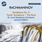 【輸入盤】 Rachmaninov ラフマニノフ / 交響曲第3番、幻想曲『岩』、ユース・シンフォニー　レナード・スラトキン＆セントルイス交響楽団 【CD】
