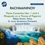 【輸入盤】 Rachmaninov ラフマニノフ / ピアノ協奏曲第1番、第4番、パガニーニの主題による狂詩曲　アビー・サイモン、レナード・スラトキン＆セントルイス交響楽団 【CD】