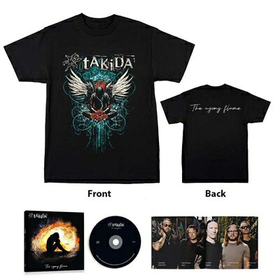 Takida / Agony Flame Digisleeve Cd + T-shirt Bundle (S Size) 