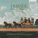 【輸入盤】 ドゥセク、ヨハン・ラディスラウス(1760-1812) / ヴァイオリン・ソナタ集 第3集 ユリア・フーバー、ミリアム・アルトマン 【CD】